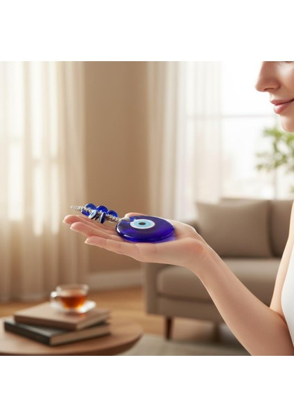 Lüks Makrome Hasır Işlemeli Büyük Nazar Boncuğu Duvar ve Kapı Süsü Dekoratif Ev Ofis Hediyesi Mdl: 1 modelleri