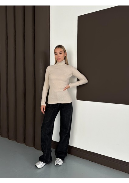 Unisex Pamuklu Balıkçı Yaka Boğazlı Kazak 2'li Set indirimleri