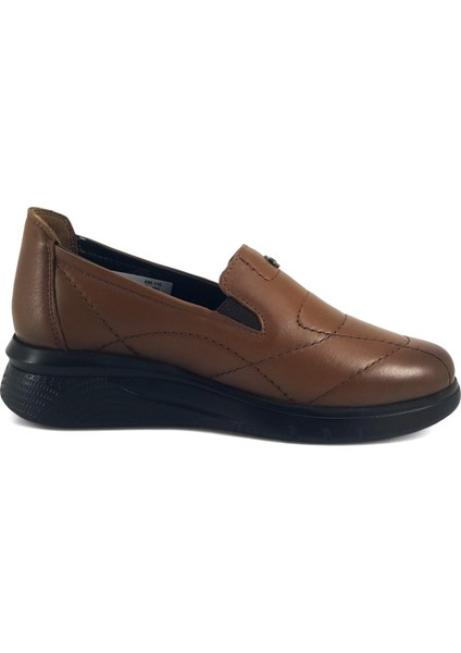 555 25KA Kadın Günlük Ayakkabı Ceviz modelleri