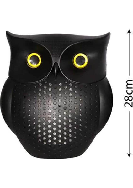 Tws Bluetooth Hoparlör Baykuş Tasarımlı Taşınabilir Rgb Işıklı Uzun Pil Ömrü indirimleri