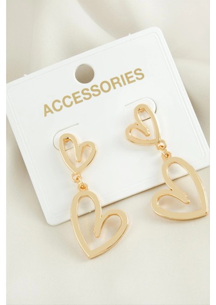 Kalp Yeni Sezon Metal Küpe