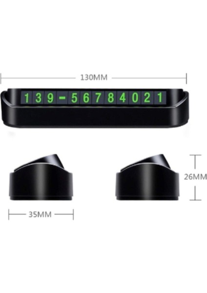 Araç Park Numaratör Numaratik Parktel Numaralık Park Tel Fosforlu modelleri