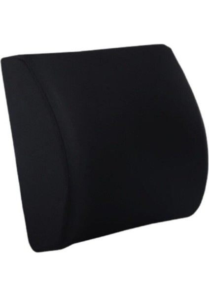 Siyah Ortopedik Sırt Yastığı Ev Ofis Oto Koltuğu Bel Destek Minderi Elyaf fiyatları