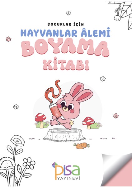 Çocuklar Için Hayvanlar Alemi Boyama Kitabı