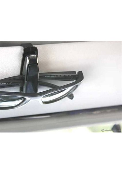 Otomobil Araba Klipsli Gözlük Güneş Gözlüğü Tutma Aparatı Gri Plastik modelleri