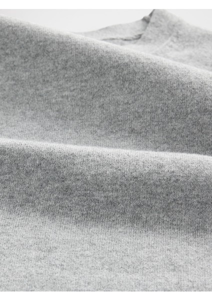 Kadın Gri Cashsoft Stretch Baby T-Shirt modelleri