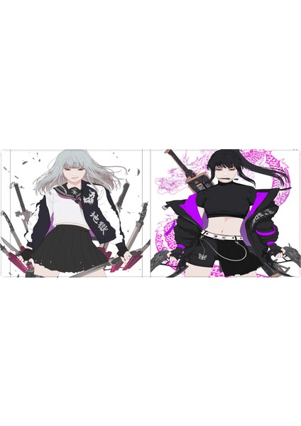 Pro Gaming Mouse Pad 70X30 Shogun Mouse Pad Xl Büyük Oyuncu Mousepad Kenar Dikişli Yıkanabilir Speed Mause Pad