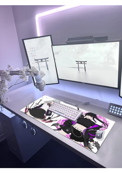 Pro Gaming Mouse Pad 70X30 Shogun Mouse Pad Xl Büyük Oyuncu Mousepad Kenar Dikişli Yıkanabilir Speed Mause Pad modelleri