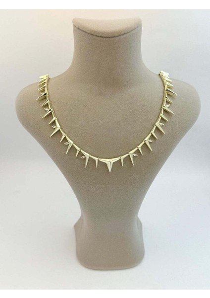 Premium Altın Kaplama Taş Detaylı Zarif Kadın Kolye fiyatları