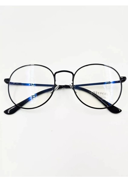 Optik Uyumlu Camları Değiştirilebilir Blue Block Round Gözlük modelleri