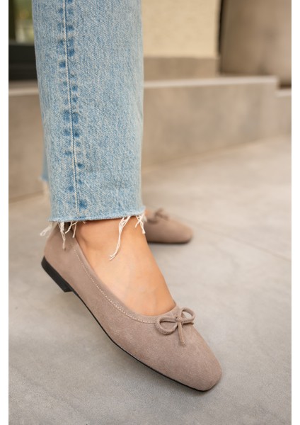 Linda Vizon Süet Fiyonk Detaylı Babet fiyatları