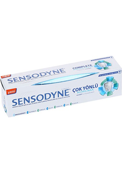 3 Adet Sensodyne Diş Macunu 75ML Çok Yönlü Koruma