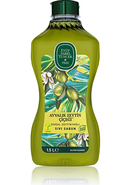 3 Adet Eyüp Sabri Tuncer Sıvı Sabun Ayvalık Zeytin Çiçeği 1500 ml
