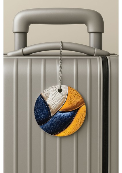 Pleksi Zincirli Bavul Etiketi Seyahat Tatil Için Tasarım Valiz Etiketi Leather