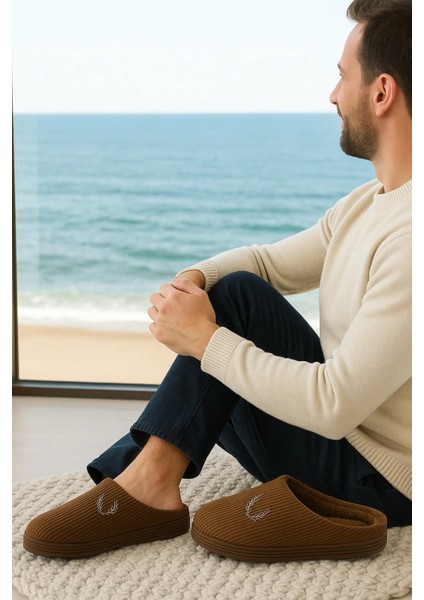 Erkek Kışlık Hafif Rahat Kürklü Tüylü Fitilli Ev Terlik fiyatları