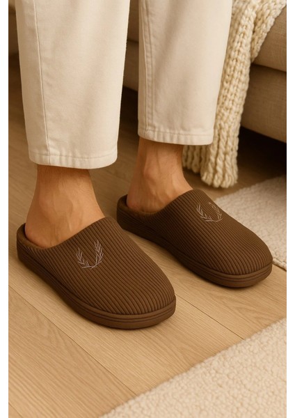 Erkek Kışlık Hafif Rahat Kürklü Tüylü Fitilli Ev Terlik modelleri