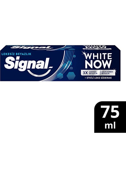 2 Adet Signal Diş Macunu White Now 75 ml