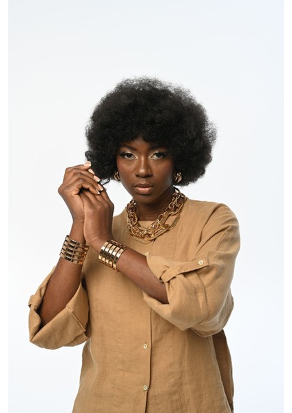 Kadın Bisiklet Yaka Keten Gömlek fiyatları