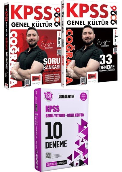 2026 Kpss Coğrafya Soru Bankası 33 Deneme - 2026 Kpss Ortaöğretim Çözümlü 10 Deneme