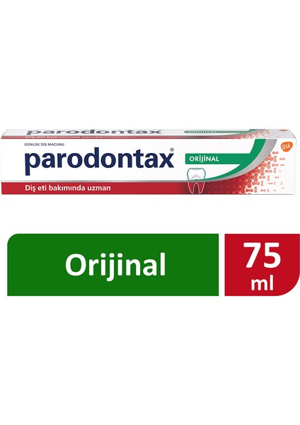 4 Adet Parodontax Diş Macunu 75ML Orijinal fiyatları