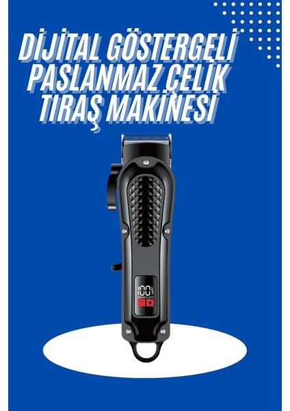 Profesyonel Saç Kesme Aleti Dijital Saç Sakal Tıraş Makinesi Uzun Ömürlü fiyatları