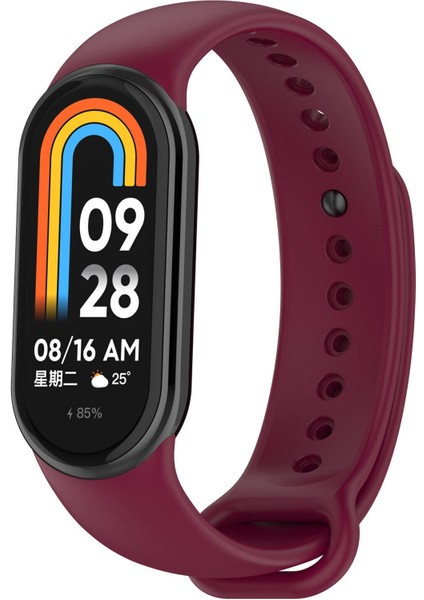 Xiaomi Smart Band 10 ( Mi Band 10 ) Uyumlu Silikon Kordon Esnek Renkli Sportif Klasik Kayış