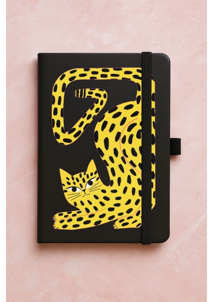 Promosyon Tarihsiz Premium Termo Defter Desenli 192 Yaprak - Uğurlu Kedi