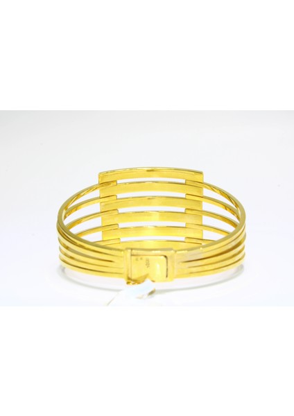 14 Ayar Altın 6 Sıralı Kaburga Kelepçe Bilezik 18.06 gr fırsatları