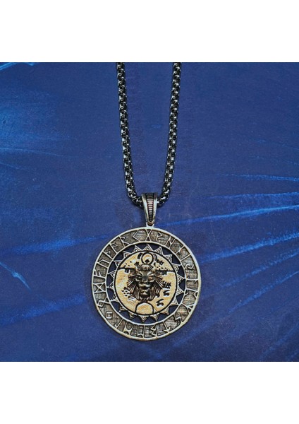 Aslan El Işçiliği 925 Ayar Gümüş Erkek Kolye fiyatları