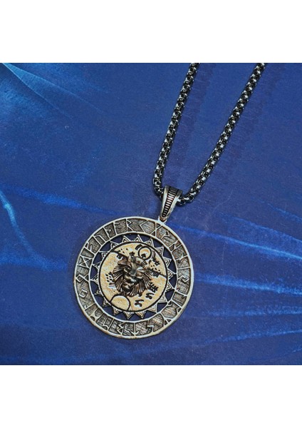 Aslan El Işçiliği 925 Ayar Gümüş Erkek Kolye modelleri