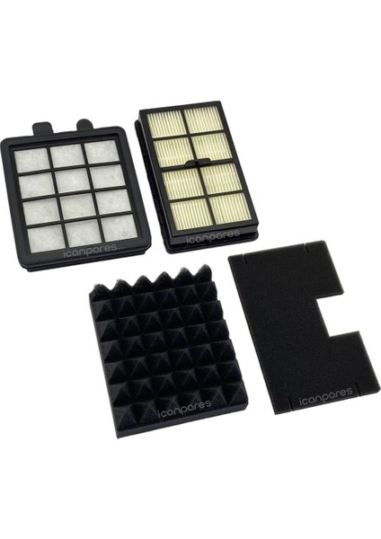 Grundig Için Vcc 2171,2170 Arçelik Için Tsz 3282, Beko Için Tsz 2282, Altus Için Al 615, 606SP,606SM,606ST Hepa Sünger Filtresi Seti