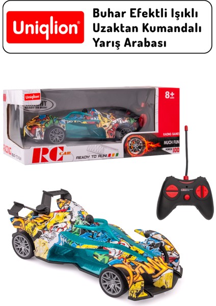 Buhar Efektli Işıklı Uzaktan Kumandalı Yarış Arabası modelleri