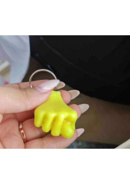 Sarı Renk Sevimli Muzip Anahtarlık Nah Anahtarlık