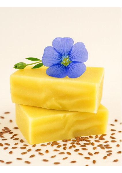 Doğal El Yapımı Keten Tohumu Sabunu 1 Adet 100 gr Nemlendirici, Cilt Yenileyici ve Besleyici fiyatları