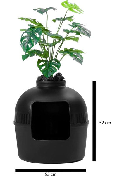 Dekoratif Kedi Tuvaleti & Evi Yeni Tasarım Beyaz indirimleri