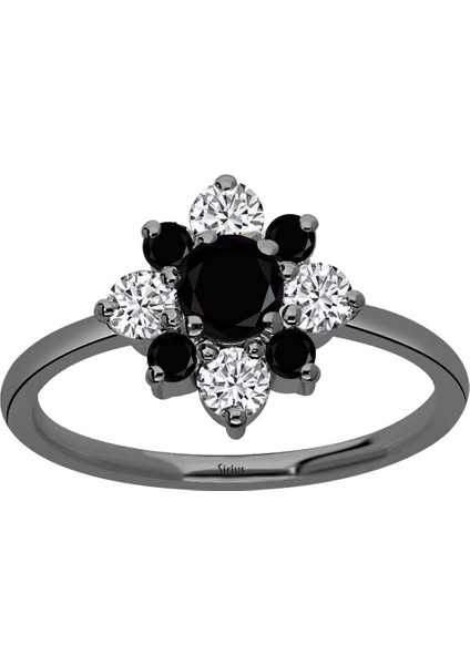 Siyah Pırlanta Helleborus Yüzük 0402R0070 fiyatları