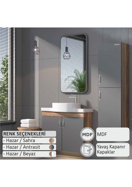 Özgün Banyo Dolabı 80 cm (Boy Dolabı Dahil Değildir.) fiyatları