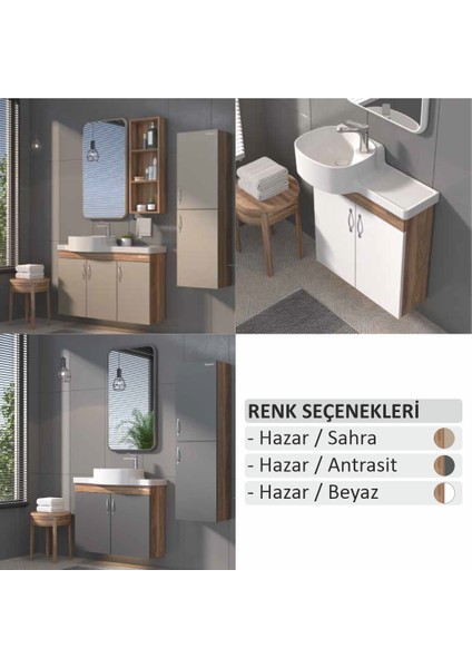 Özgün Banyo Dolabı 80 cm (Boy Dolabı Dahil Değildir.) modelleri