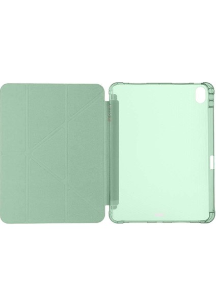 Apple iPad Air 10.9'' 2022/2020 Uyumlu Üçgen Katlanabilir Kalem Şarj Bölmeli Standlı Kılıf fiyatları