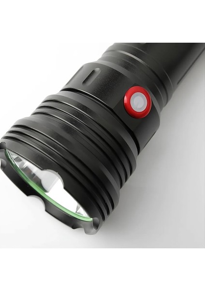 Şarjlı 3 Pilli Kılıflı Metal El Feneri fiyatları