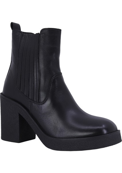 2630Z854 Hakiki Deri Kadın Topuklu Bot fiyatları