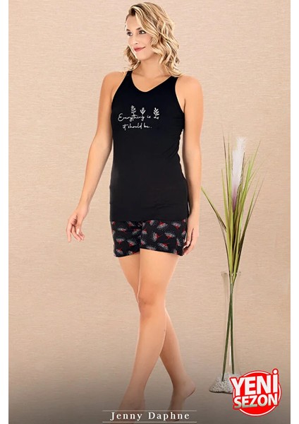 Lady Çiçek Desenli Şortlu Pijama Takımı fiyatları