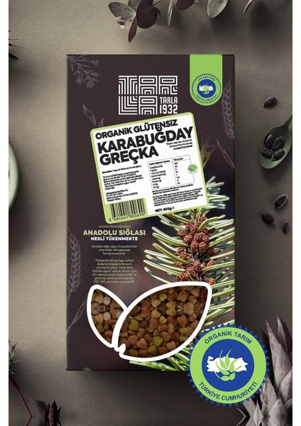 Organik Glutensiz Karabuğday (Greçka) | Doğal & Katkısız | 400 gr