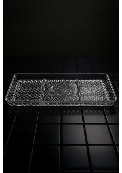 Ravena Cam 3 Bölmeli Sunum ve Servis Tabağı 29,5×13,5 cm fiyatları