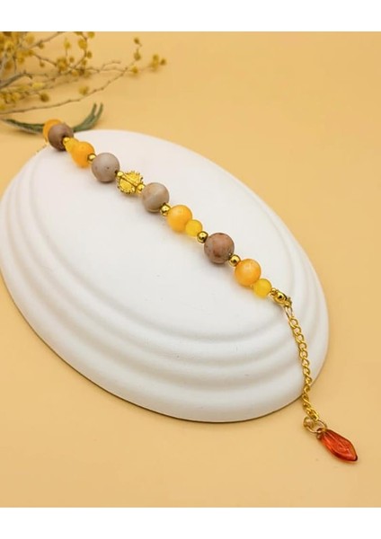 Solaris Güneş Taşı El Yapımı Bileklik