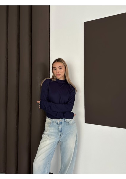 Kadın 3'lü Set Parmak Detaylı Body