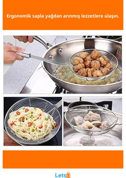 Paslanmaz Çelik Kompakt Kevgir 16 cm Ergonomik Mutfak Aracı fiyatları