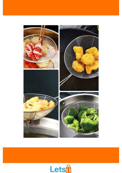 Paslanmaz Çelik Kompakt Kevgir 16 cm Ergonomik Mutfak Aracı modelleri