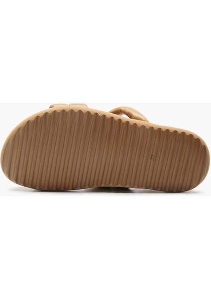 141745 Çapraz Bantlı Günlük Terlik Hakiki Deri Taba modelleri