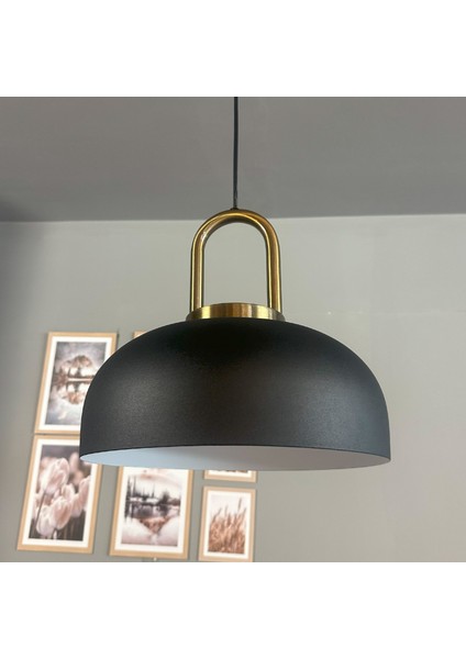 Siyah Rocha Metal Avize Eskitme Kilit Kafa Başlık Salon Mutfak Otel Tekli Avize Lamba Aydınlatma fiyatları